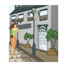 Reisen in ein anderes Maß von Zeit Leinwand Gespannter Galerie Druck