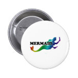 Reißwolf-Meerjungfrau Anstecknadelbuttons