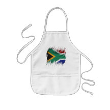 Reißwolf-Südafrika-Flagge Schürze