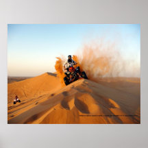 Reiten durch die Wüsten von Dubai Poster