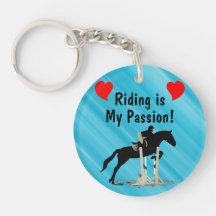Reiten ist mein Leidenschafts-Pferd Keychain Schlüsselanhänger
