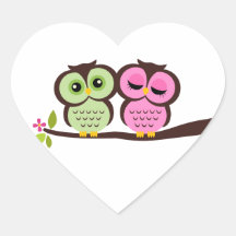 Reizende Eulen Stickers