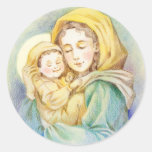 Reizende Mary und Baby Jesus Stickers