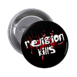 Religion tötet Knopf Anstecknadelbuttons