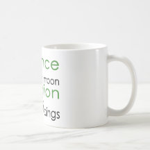 Religion und Wissenschaft Teetasse