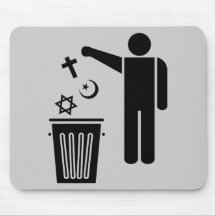Religion Wastebin Mousepad