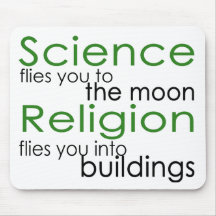 Religions-und Wissenschafts-Atheist Mousepads