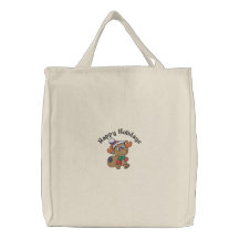 Ren-Feiertage gestickte Tasche