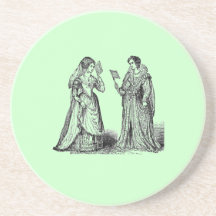 Renaissance-Kostüm-Party-Untersetzer