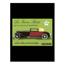 Renault Postkarte