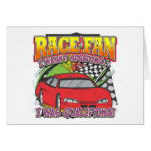 Rennen-Fan-Qualifizieren Grußkarte