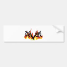Rennen-Flagge Autoaufkleber