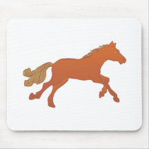 rennendes Pferd running horse Mousepad