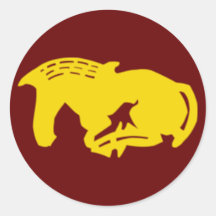 rennendes Pferd running horse Sticker