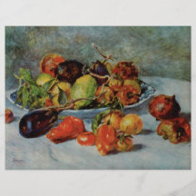 Renoirs Stillleben mit Mittelmeerfruit, 1911 Flyerbedruckung
