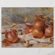 Renoirs Stillleben mit Zwiebeln (1881) Custom Flyer