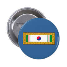 Republik Koreapräsidenteneinheits-Zitat Anstecknadelbuttons