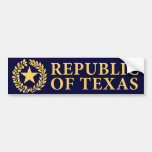 Republik von Texas-Siegel Auto Aufkleber