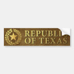Republik von Texas-Siegel Autosticker