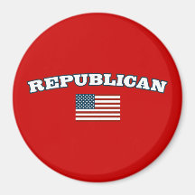 Republikanische amerikanische Flagge Magnete