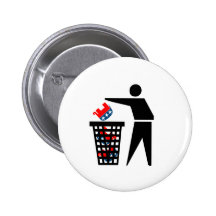 Republikanischer Abfall Button