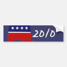 Republikanischer Elefant des Elefant-/GOP Autosticker