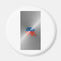 Republikanisches Logo im Stahl Magnete