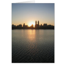 Reservoir-Skyline Grußkarten