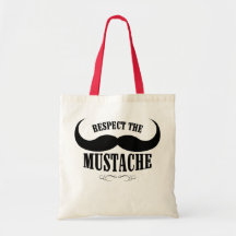 Respektieren Sie die Leinwand-Tasche des Schnurrba
