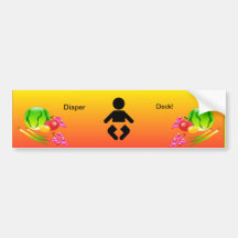 Restaurant liefert Windel-Plattform-Badezimmer-Auf Autosticker