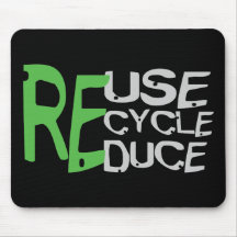 Resue recyceln verringern mauspads