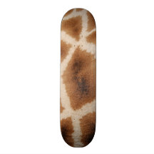 Reticulated Giraffe Pattern Wild Animal Print Gift Custom Skateboard
