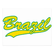 Retro Brasilien Postkarten