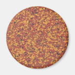 Retro BrownConfetti gesprenkelt Magnete