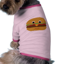 Retro Cheeseburger Hundetshirt