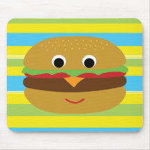 Retro Cheeseburger Mauspad