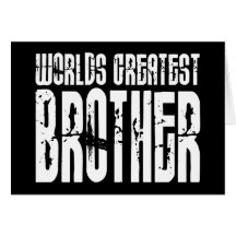 Retro coole Brüder: Der bestste Bruder der Welt Grußkarte