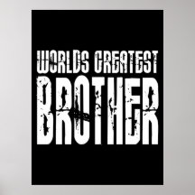 Retro coole Brüder: Der bestste Bruder der Welt Posterdrucke