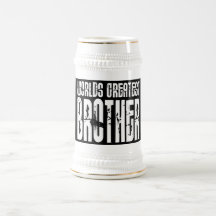 Retro coole Brüder: Der bestste Bruder der Welt Teehaferl