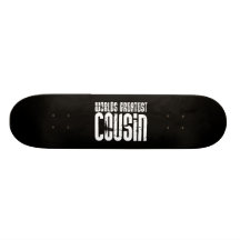 Retro coole Cousins: Der bestste Cousin der Welt Individuelle Skatedecks