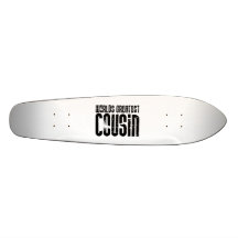 Retro coole Cousins: Der bestste Cousin der Welt Bedruckte Skateboarddecks