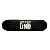 Retro coole Vatis: Der bestste Vati der Welt Individuelles Skateboard