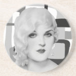 Retro Dreißigerjahre Pinup Getränkeuntersetzer