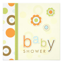 Retro Einklebebuch-Babypartyeinladung