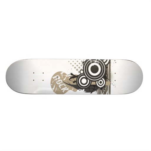 Retro Felsen-Skate-Brett Skateboard Deck