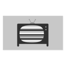 Retro FernsehVisitenkarten