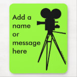 Retro Film-Kamera-Silhouette Mousepads