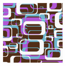 Retro Form-Muster Acrylausschnitte