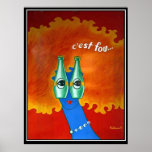 Retro funky Vintages Plakat