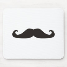 Retro gentelman Schnurrbartillustration Mousepads